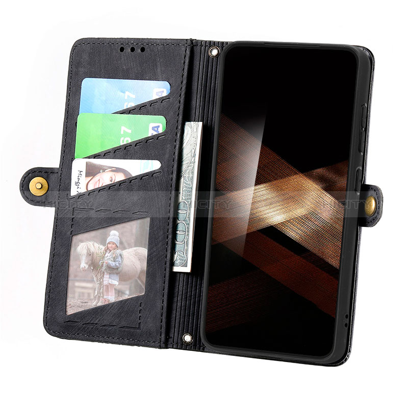 Handytasche Stand Schutzhülle Flip Leder Hülle S17D für Samsung Galaxy S24 5G