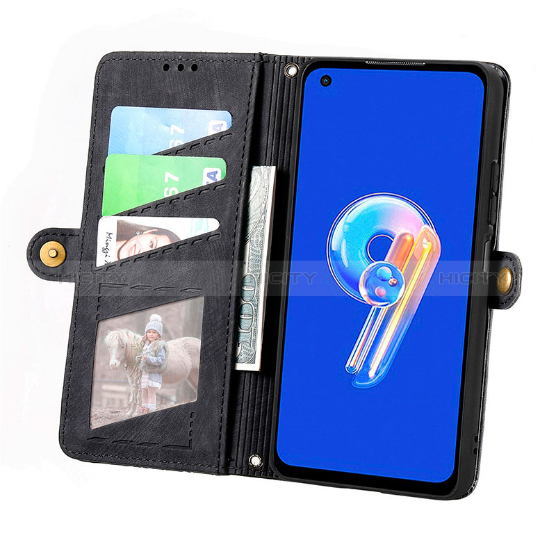 Handytasche Stand Schutzhülle Flip Leder Hülle S18D für Asus Zenfone 9