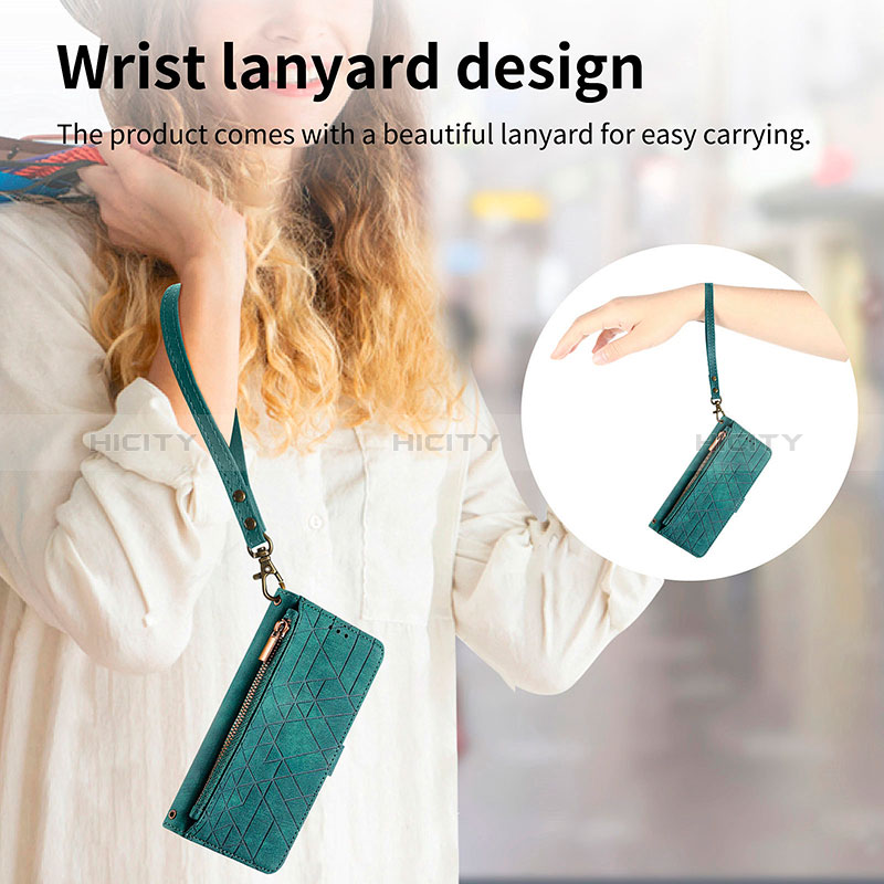 Handytasche Stand Schutzhülle Flip Leder Hülle S18D für Google Pixel 7a 5G groß