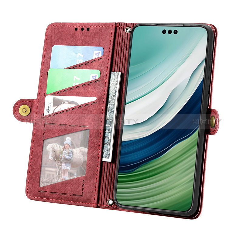 Handytasche Stand Schutzhülle Flip Leder Hülle S18D für Huawei Mate 60 Pro groß