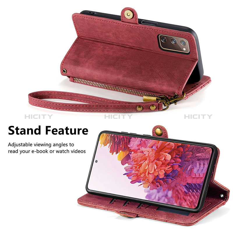 Handytasche Stand Schutzhülle Flip Leder Hülle S18D für Samsung Galaxy S20 FE (2022) 5G