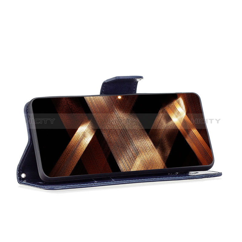 Handytasche Stand Schutzhülle Flip Leder Hülle Schmetterling B01F für Nokia G22