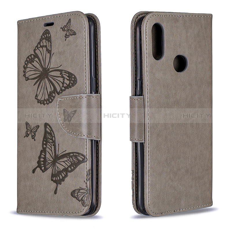 Handytasche Stand Schutzhülle Flip Leder Hülle Schmetterling B01F für Samsung Galaxy A10s