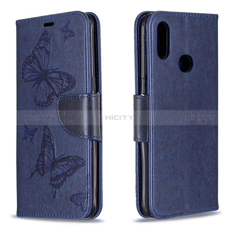 Handytasche Stand Schutzhülle Flip Leder Hülle Schmetterling B01F für Samsung Galaxy A10s