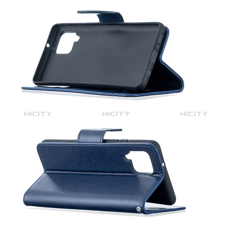 Handytasche Stand Schutzhülle Flip Leder Hülle Schmetterling B01F für Samsung Galaxy A42 5G