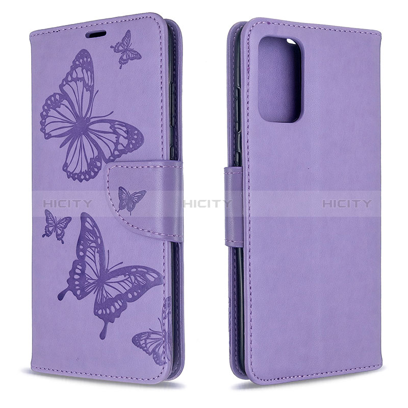 Handytasche Stand Schutzhülle Flip Leder Hülle Schmetterling B01F für Samsung Galaxy S20 5G