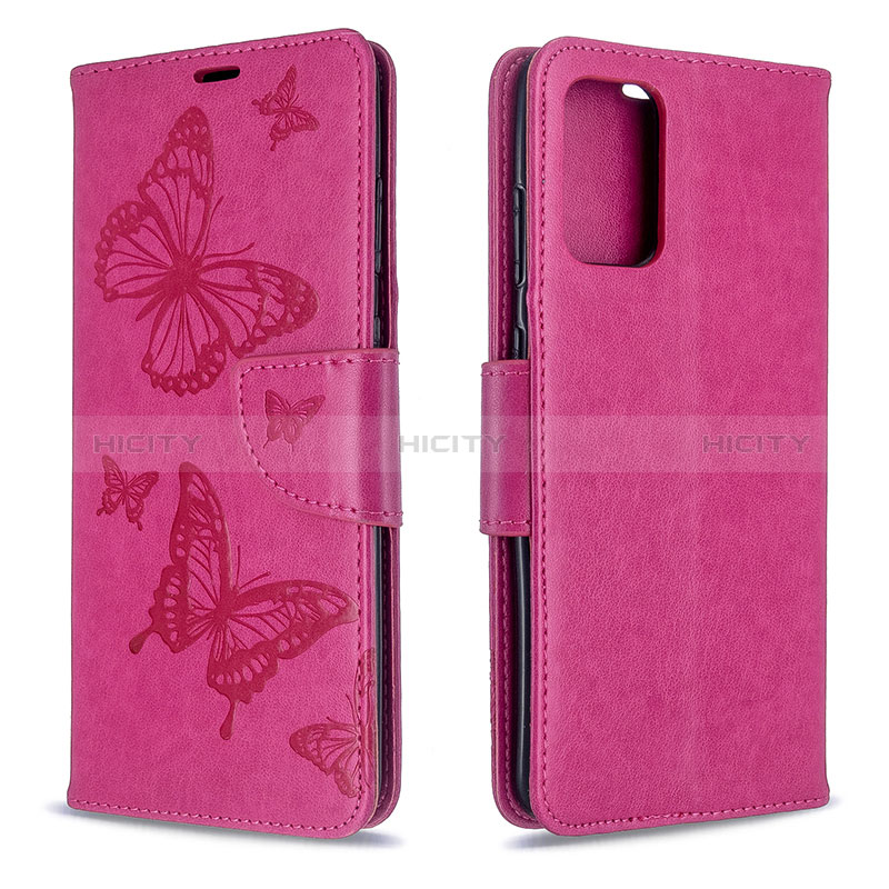 Handytasche Stand Schutzhülle Flip Leder Hülle Schmetterling B01F für Samsung Galaxy S20 5G