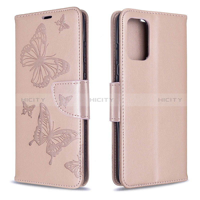 Handytasche Stand Schutzhülle Flip Leder Hülle Schmetterling B01F für Samsung Galaxy S20 5G