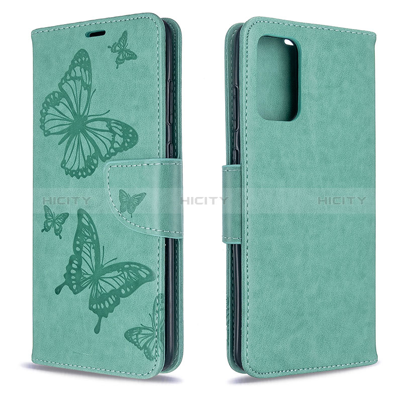 Handytasche Stand Schutzhülle Flip Leder Hülle Schmetterling B01F für Samsung Galaxy S20 5G