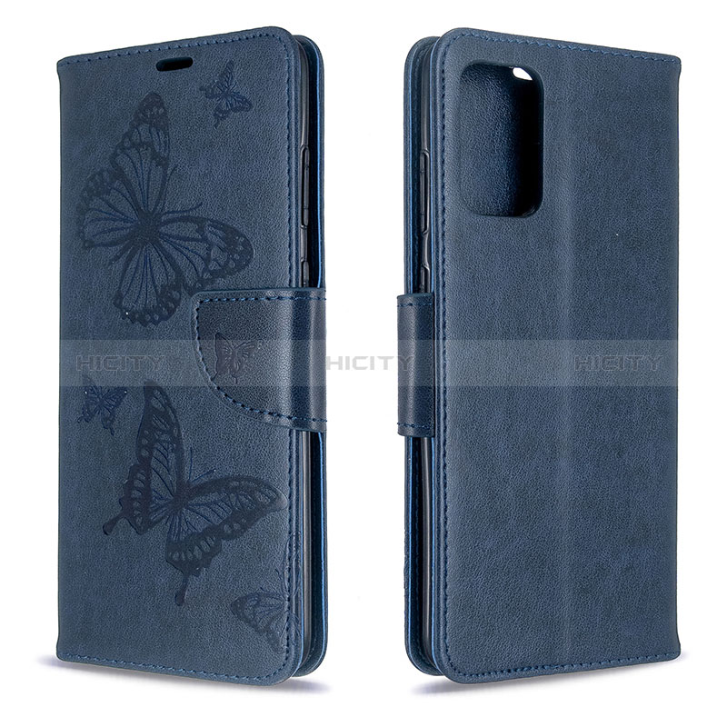 Handytasche Stand Schutzhülle Flip Leder Hülle Schmetterling B01F für Samsung Galaxy S20 5G