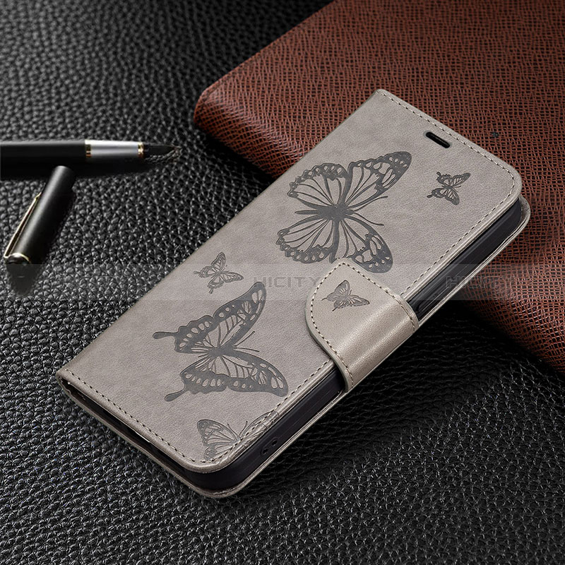 Handytasche Stand Schutzhülle Flip Leder Hülle Schmetterling B01F für Xiaomi Mi 13 5G