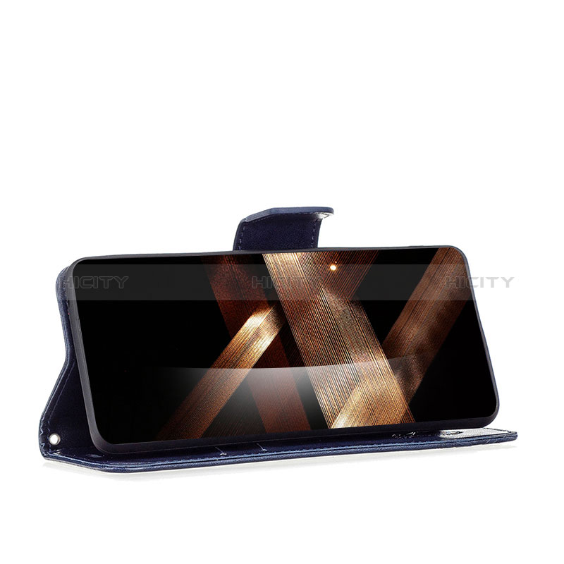 Handytasche Stand Schutzhülle Flip Leder Hülle Schmetterling B01F für Xiaomi Redmi 13C