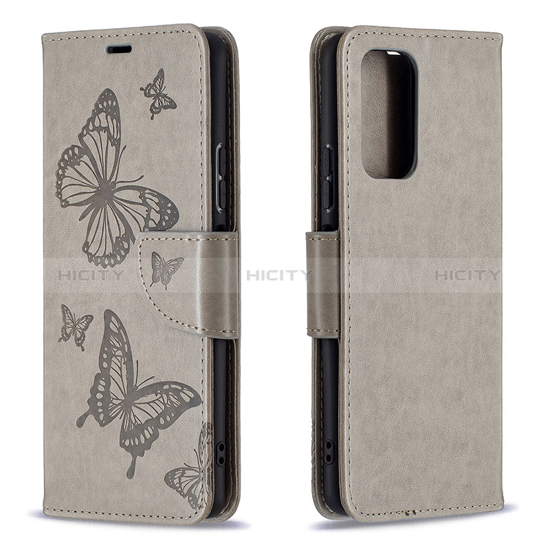 Handytasche Stand Schutzhülle Flip Leder Hülle Schmetterling B01F für Xiaomi Redmi Note 10 Pro 4G