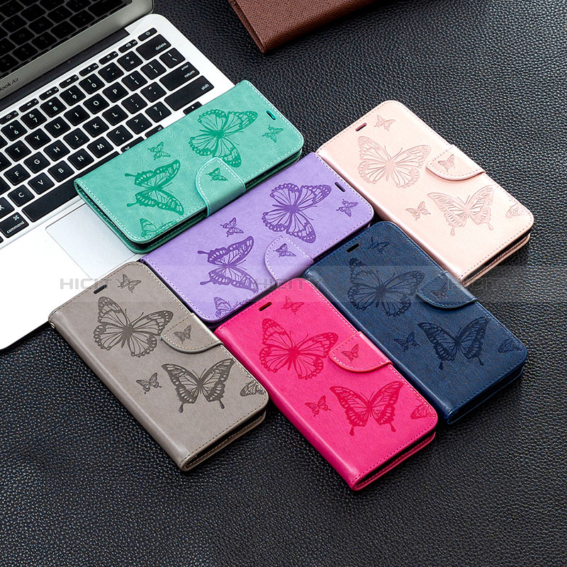Handytasche Stand Schutzhülle Flip Leder Hülle Schmetterling B01F für Xiaomi Redmi Note 13 Pro+ Plus 5G