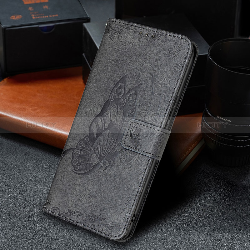 Handytasche Stand Schutzhülle Flip Leder Hülle Schmetterling B02F für Xiaomi POCO C3