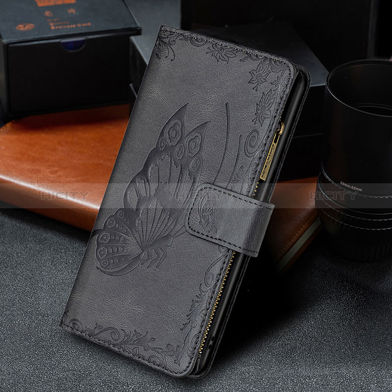 Handytasche Stand Schutzhülle Flip Leder Hülle Schmetterling B03F für Samsung Galaxy A51 4G