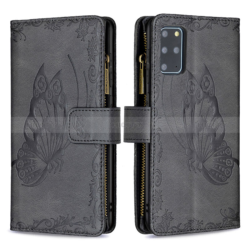 Handytasche Stand Schutzhülle Flip Leder Hülle Schmetterling B03F für Samsung Galaxy S20 Plus groß