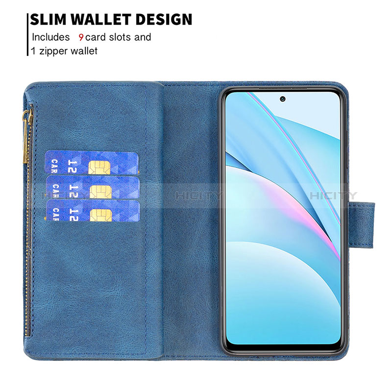 Handytasche Stand Schutzhülle Flip Leder Hülle Schmetterling B03F für Xiaomi Mi 10i 5G