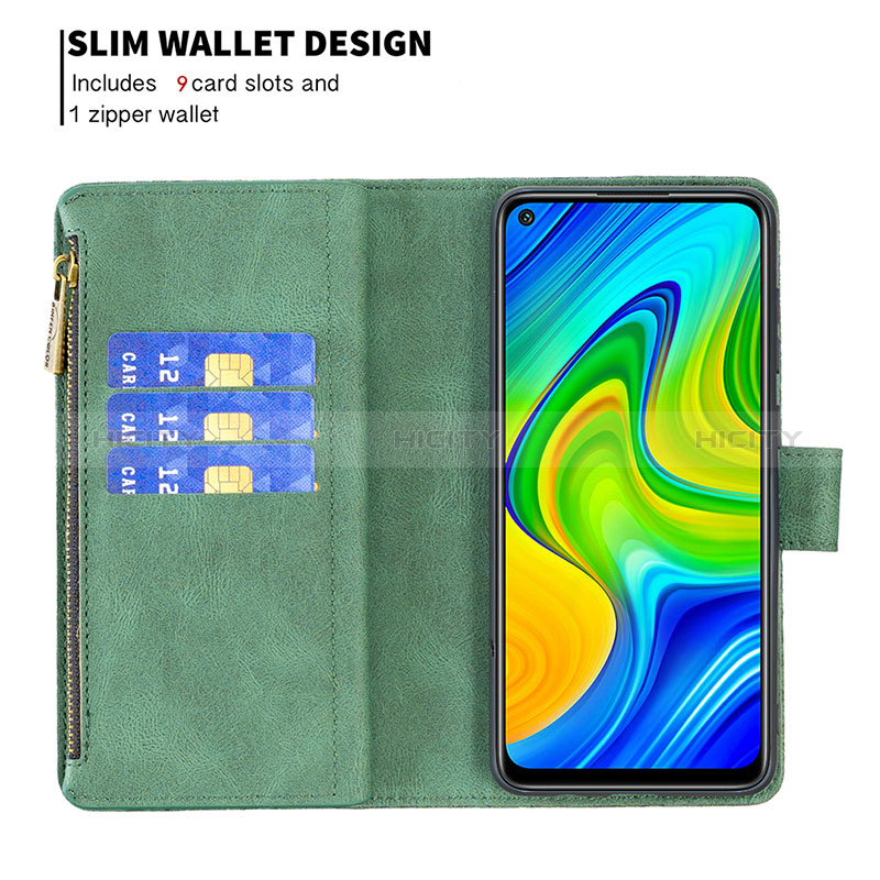 Handytasche Stand Schutzhülle Flip Leder Hülle Schmetterling B03F für Xiaomi Redmi 10X 4G