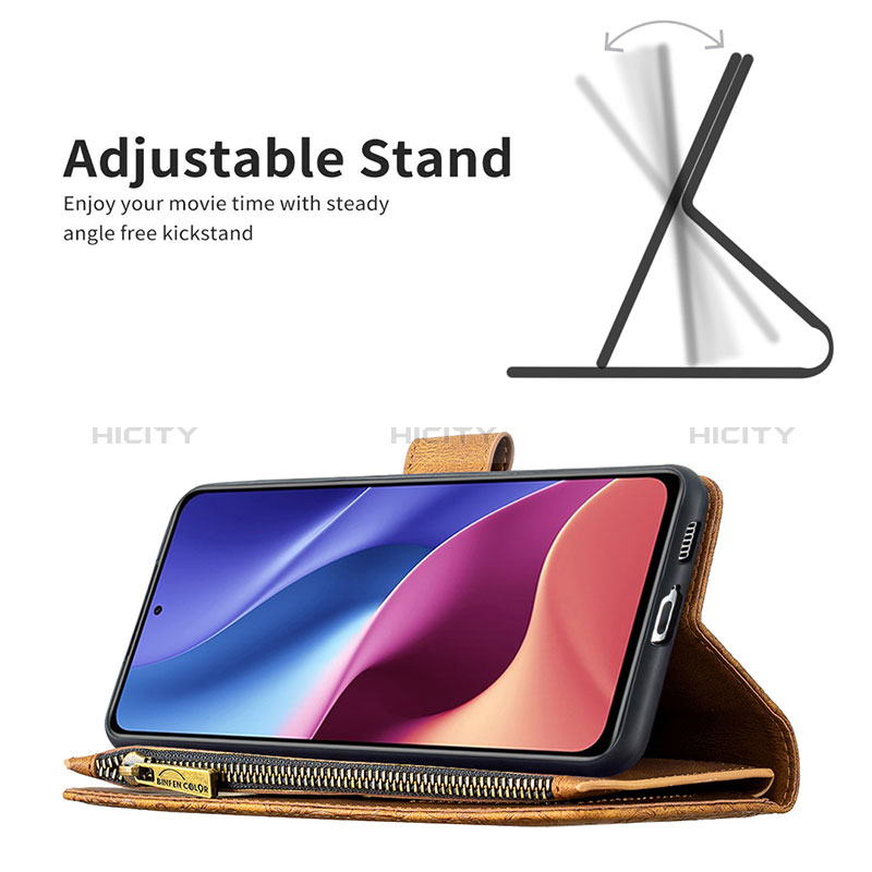 Handytasche Stand Schutzhülle Flip Leder Hülle Schmetterling B03F für Xiaomi Redmi K40 Pro+ Plus 5G