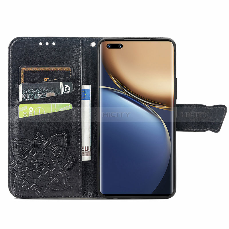 Handytasche Stand Schutzhülle Flip Leder Hülle Schmetterling für Huawei Honor Magic3 5G groß