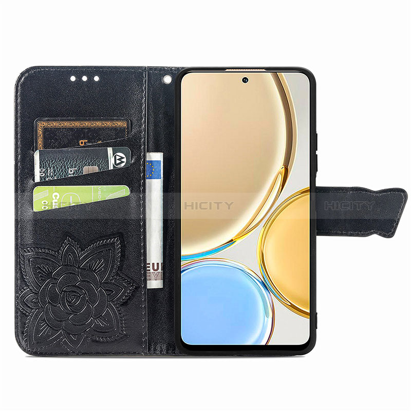 Handytasche Stand Schutzhülle Flip Leder Hülle Schmetterling für Huawei Honor Magic4 Lite 5G groß