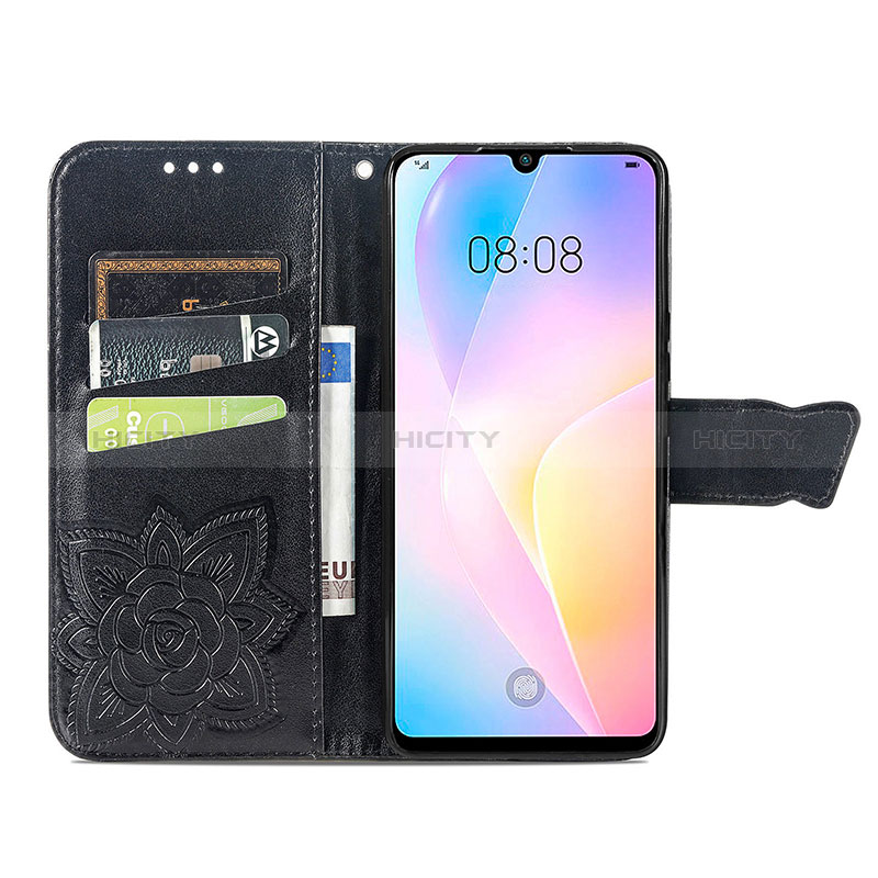 Handytasche Stand Schutzhülle Flip Leder Hülle Schmetterling für Huawei Nova 8 SE 4G