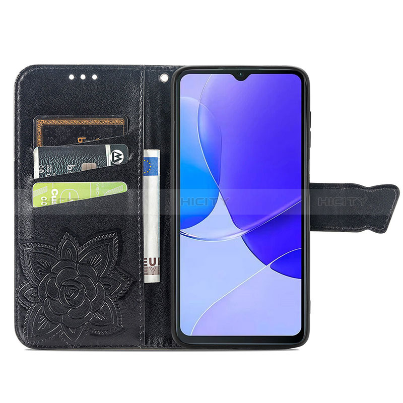 Handytasche Stand Schutzhülle Flip Leder Hülle Schmetterling für Huawei Nova Y91