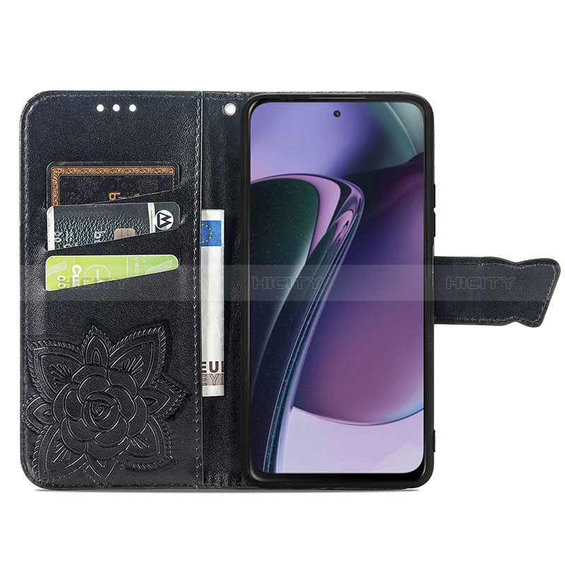 Handytasche Stand Schutzhülle Flip Leder Hülle Schmetterling für Motorola Moto G Stylus (2023) 4G