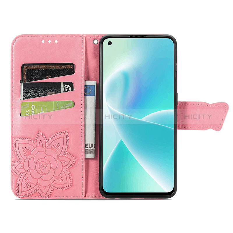 Handytasche Stand Schutzhülle Flip Leder Hülle Schmetterling für OnePlus Nord 2T 5G