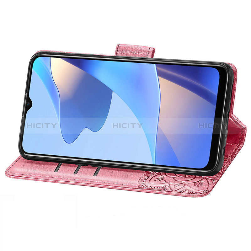 Handytasche Stand Schutzhülle Flip Leder Hülle Schmetterling für Oppo A16