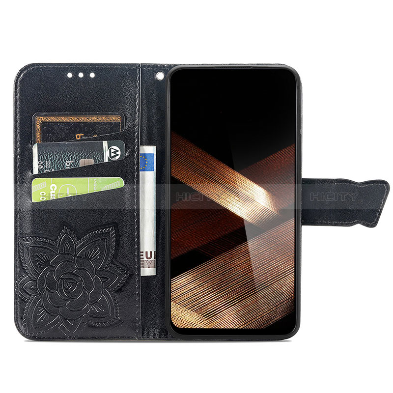 Handytasche Stand Schutzhülle Flip Leder Hülle Schmetterling für Oppo A38