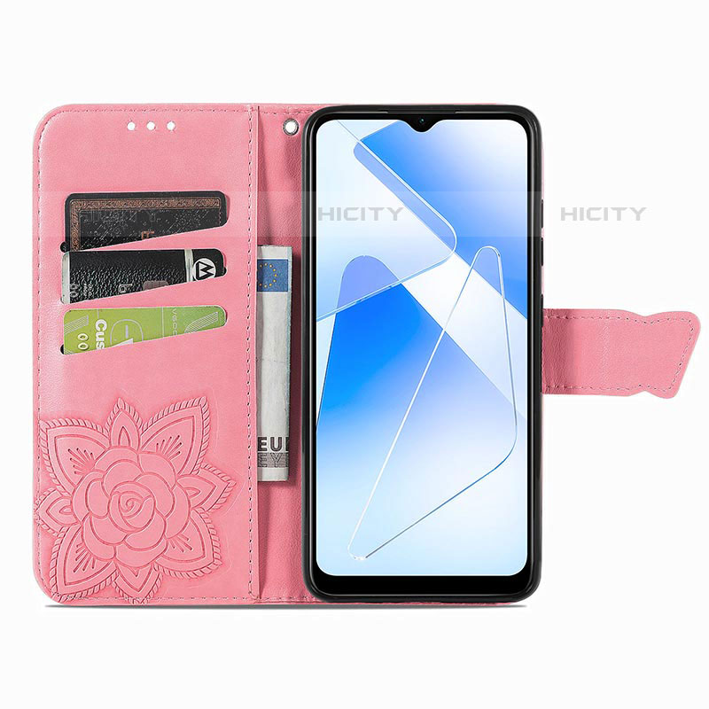 Handytasche Stand Schutzhülle Flip Leder Hülle Schmetterling für Oppo A53s 5G