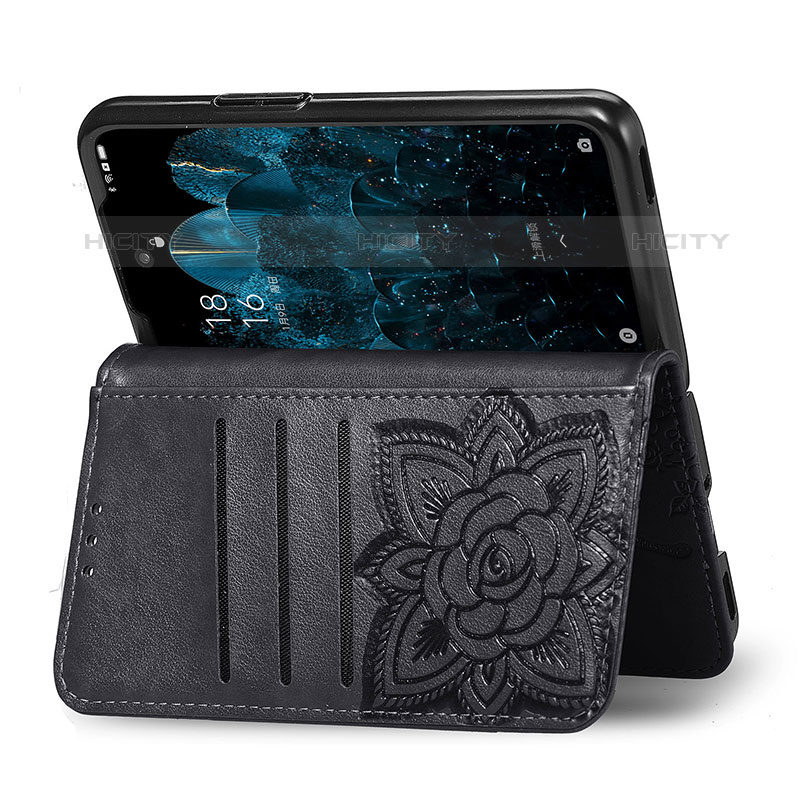 Handytasche Stand Schutzhülle Flip Leder Hülle Schmetterling für Oppo Find N 5G groß