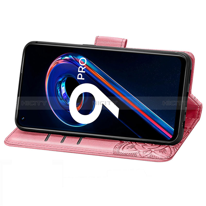 Handytasche Stand Schutzhülle Flip Leder Hülle Schmetterling für Realme 9 Pro 5G