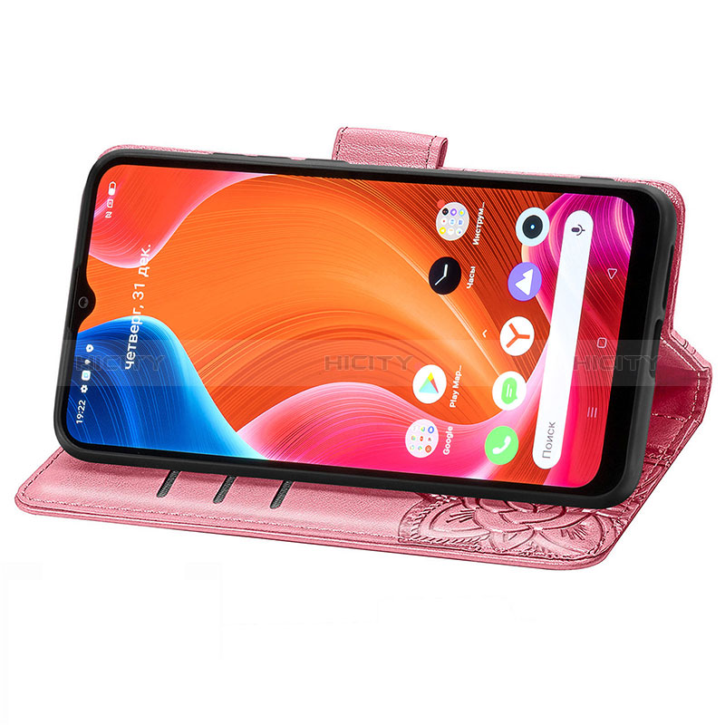 Handytasche Stand Schutzhülle Flip Leder Hülle Schmetterling für Realme C11 (2021) groß