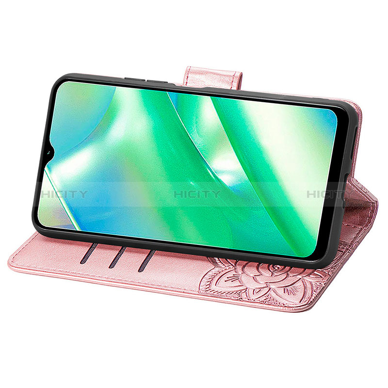 Handytasche Stand Schutzhülle Flip Leder Hülle Schmetterling für Realme C33