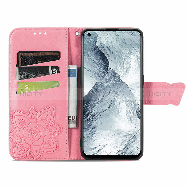 Handytasche Stand Schutzhülle Flip Leder Hülle Schmetterling für Realme GT Master 5G