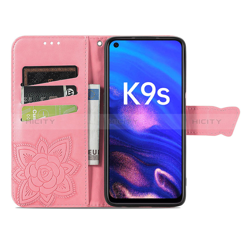 Handytasche Stand Schutzhülle Flip Leder Hülle Schmetterling für Realme Q3t 5G