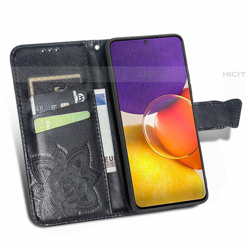 Handytasche Stand Schutzhülle Flip Leder Hülle Schmetterling für Samsung Galaxy A05s