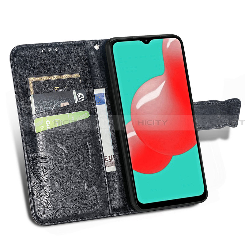 Handytasche Stand Schutzhülle Flip Leder Hülle Schmetterling für Samsung Galaxy A32 4G