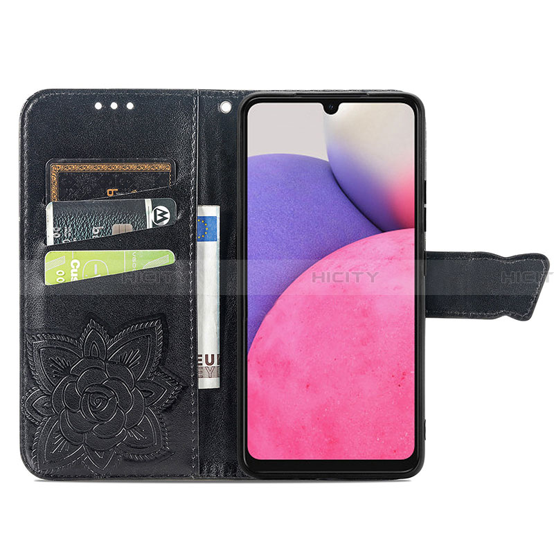 Handytasche Stand Schutzhülle Flip Leder Hülle Schmetterling für Samsung Galaxy A33 5G