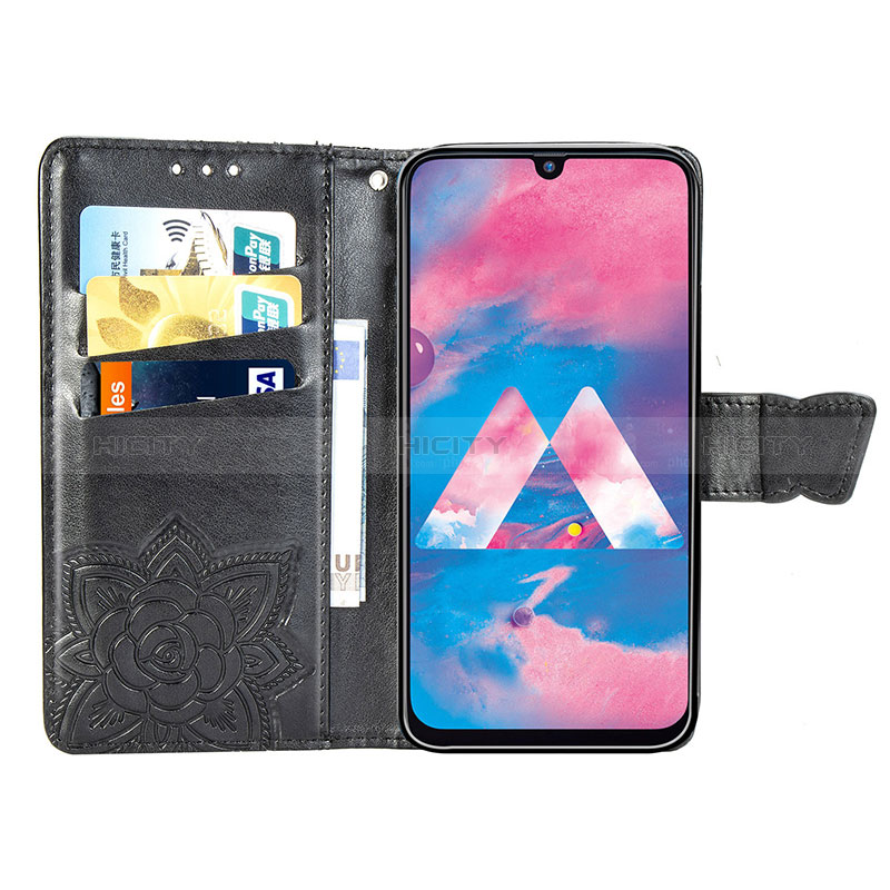 Handytasche Stand Schutzhülle Flip Leder Hülle Schmetterling für Samsung Galaxy A40s