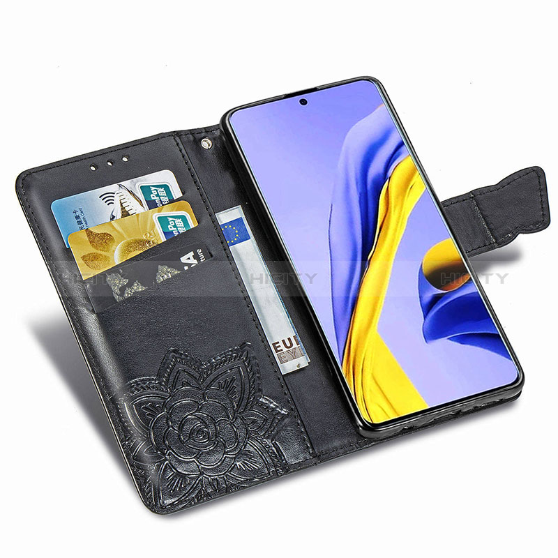 Handytasche Stand Schutzhülle Flip Leder Hülle Schmetterling für Samsung Galaxy A71 4G A715