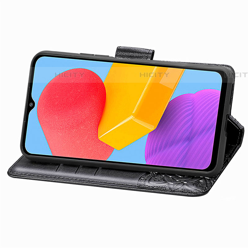 Handytasche Stand Schutzhülle Flip Leder Hülle Schmetterling für Samsung Galaxy F13 4G