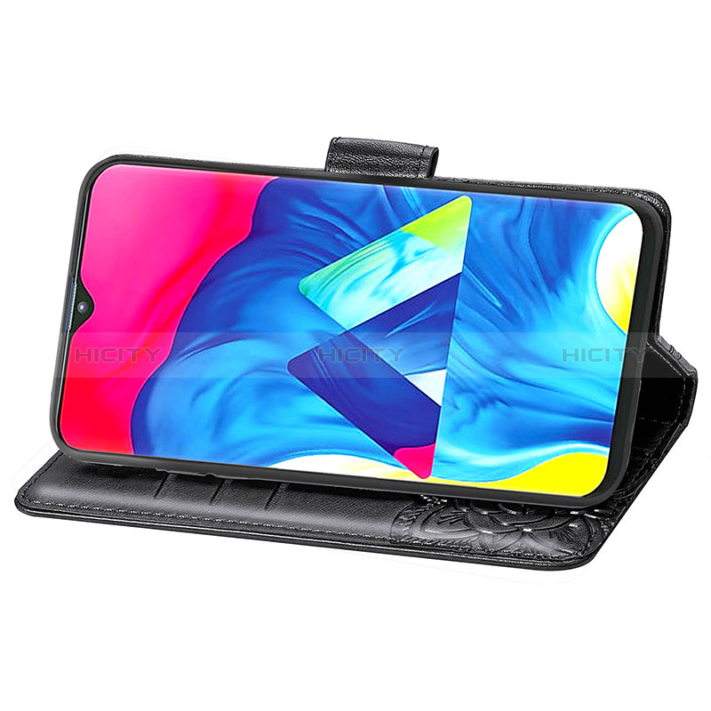 Handytasche Stand Schutzhülle Flip Leder Hülle Schmetterling für Samsung Galaxy M10