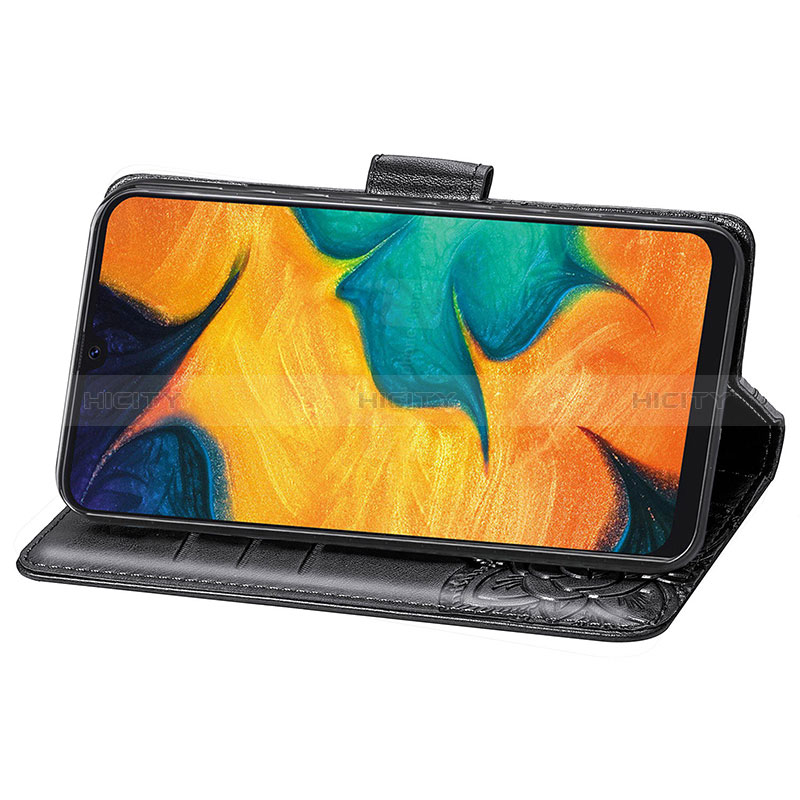 Handytasche Stand Schutzhülle Flip Leder Hülle Schmetterling für Samsung Galaxy M10S groß