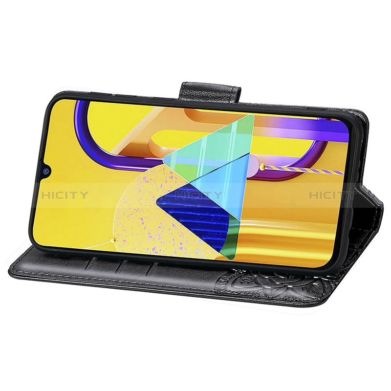 Handytasche Stand Schutzhülle Flip Leder Hülle Schmetterling für Samsung Galaxy M30s