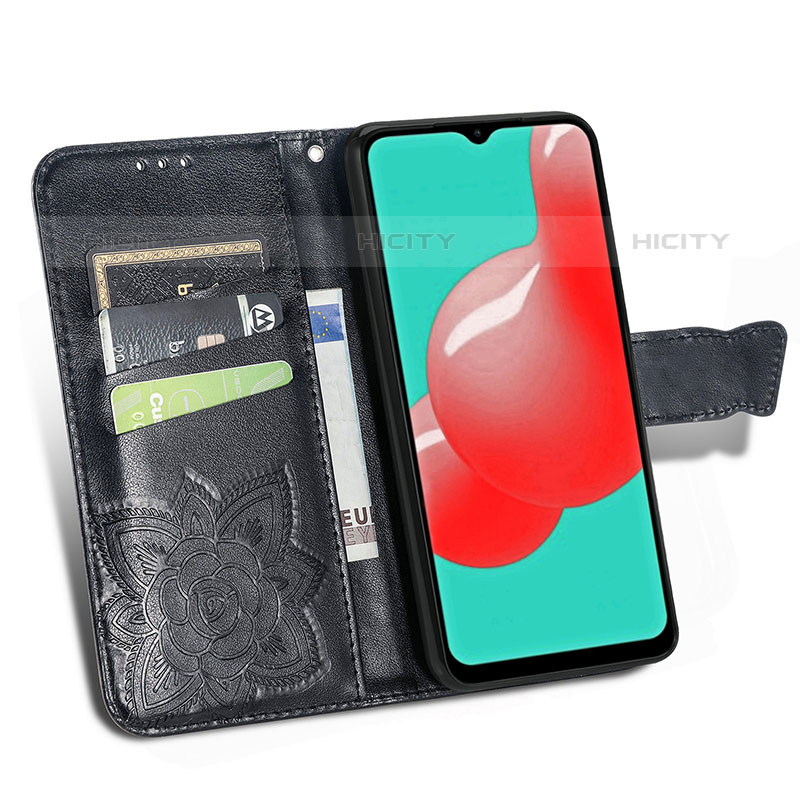 Handytasche Stand Schutzhülle Flip Leder Hülle Schmetterling für Samsung Galaxy M32 5G