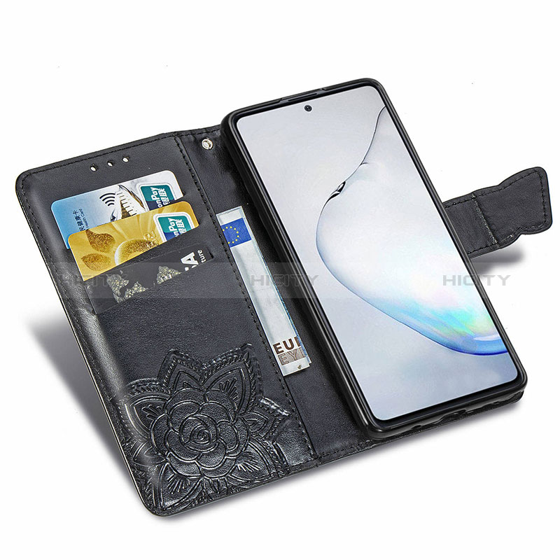 Handytasche Stand Schutzhülle Flip Leder Hülle Schmetterling für Samsung Galaxy M60s